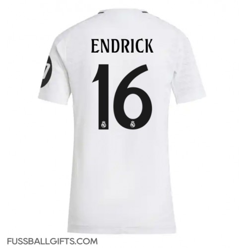 Real Madrid Endrick #16 Fußballbekleidung Heimtrikot Damen 2024-25 Kurzarm